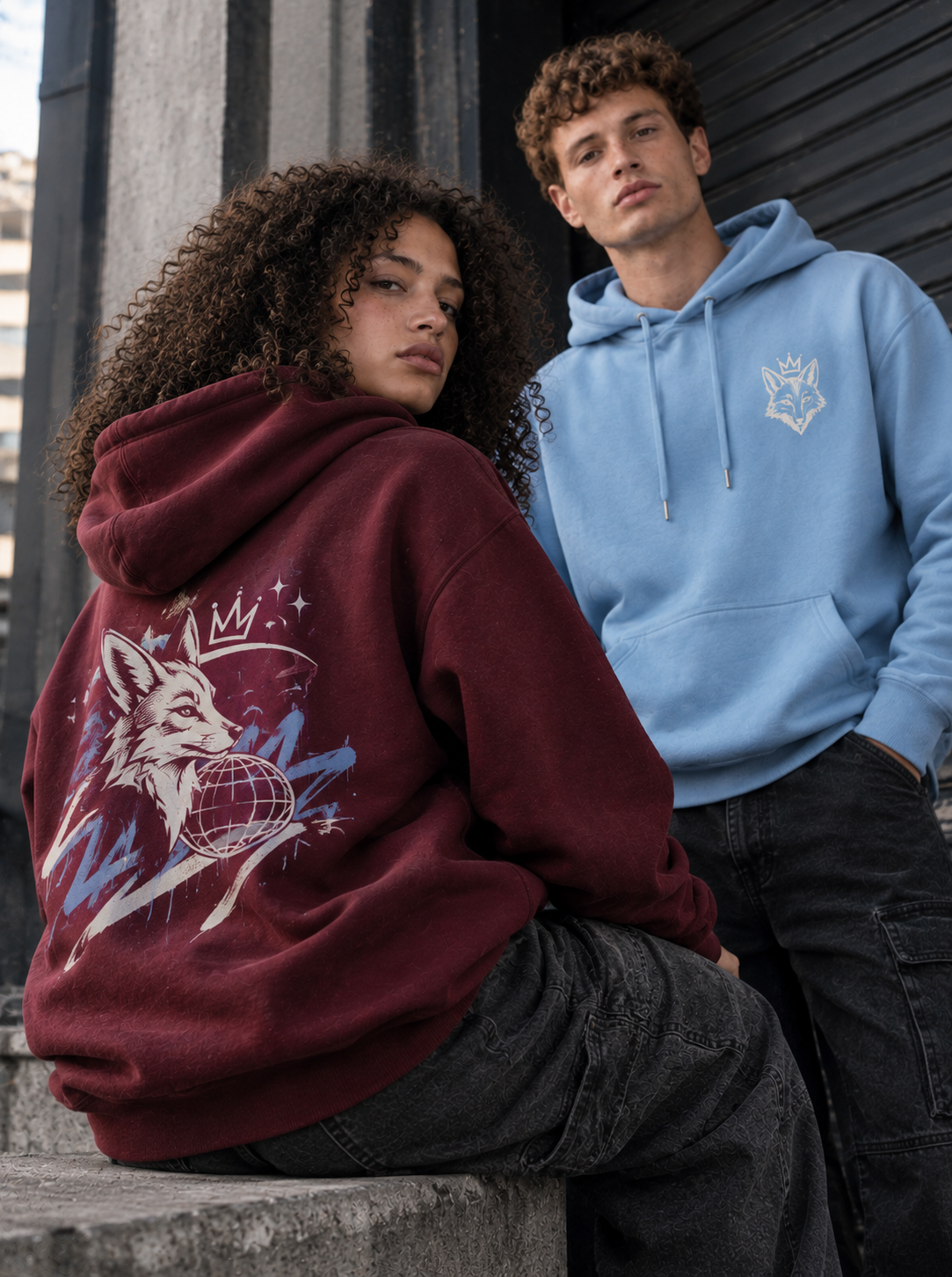 Sweat-shirt à capuche unisexe SNAKE   - 47101