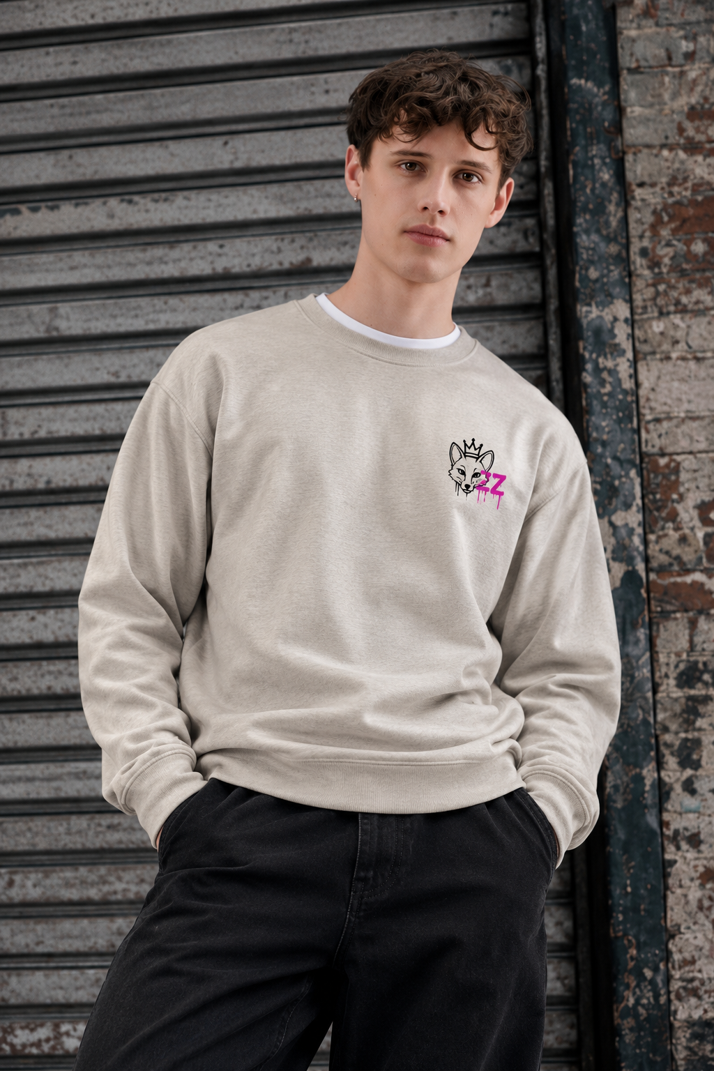 Sweat-shirt Columbia unisexe col rond - 03814