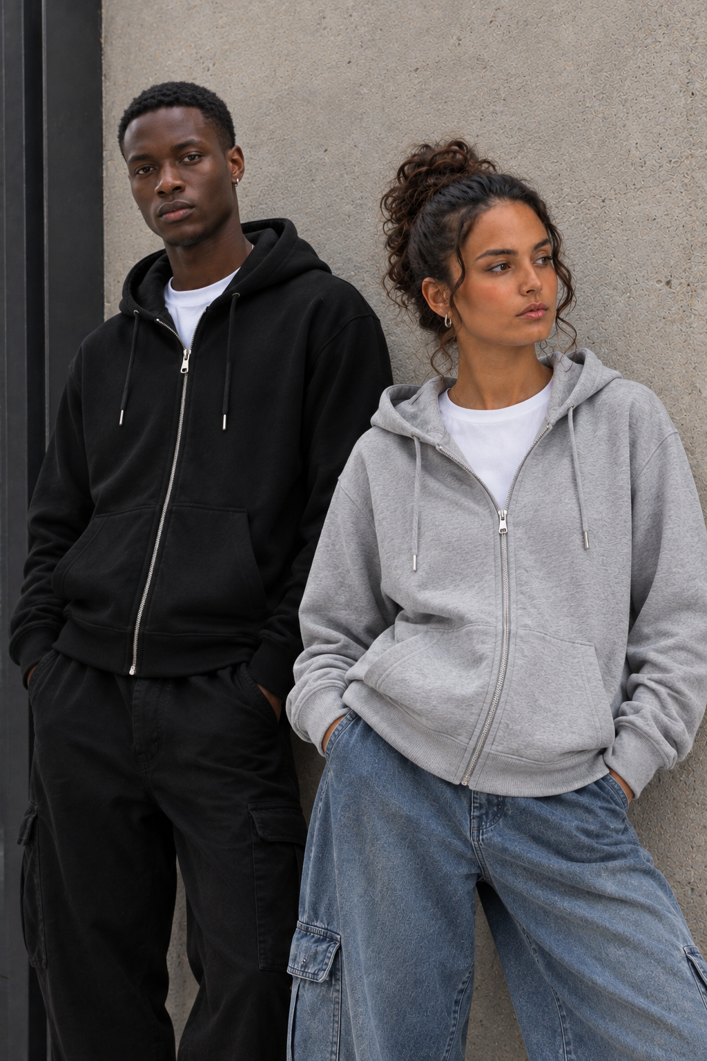 Sweat zippé unisexe à capuche  SOL'S CALIPSO – 04237