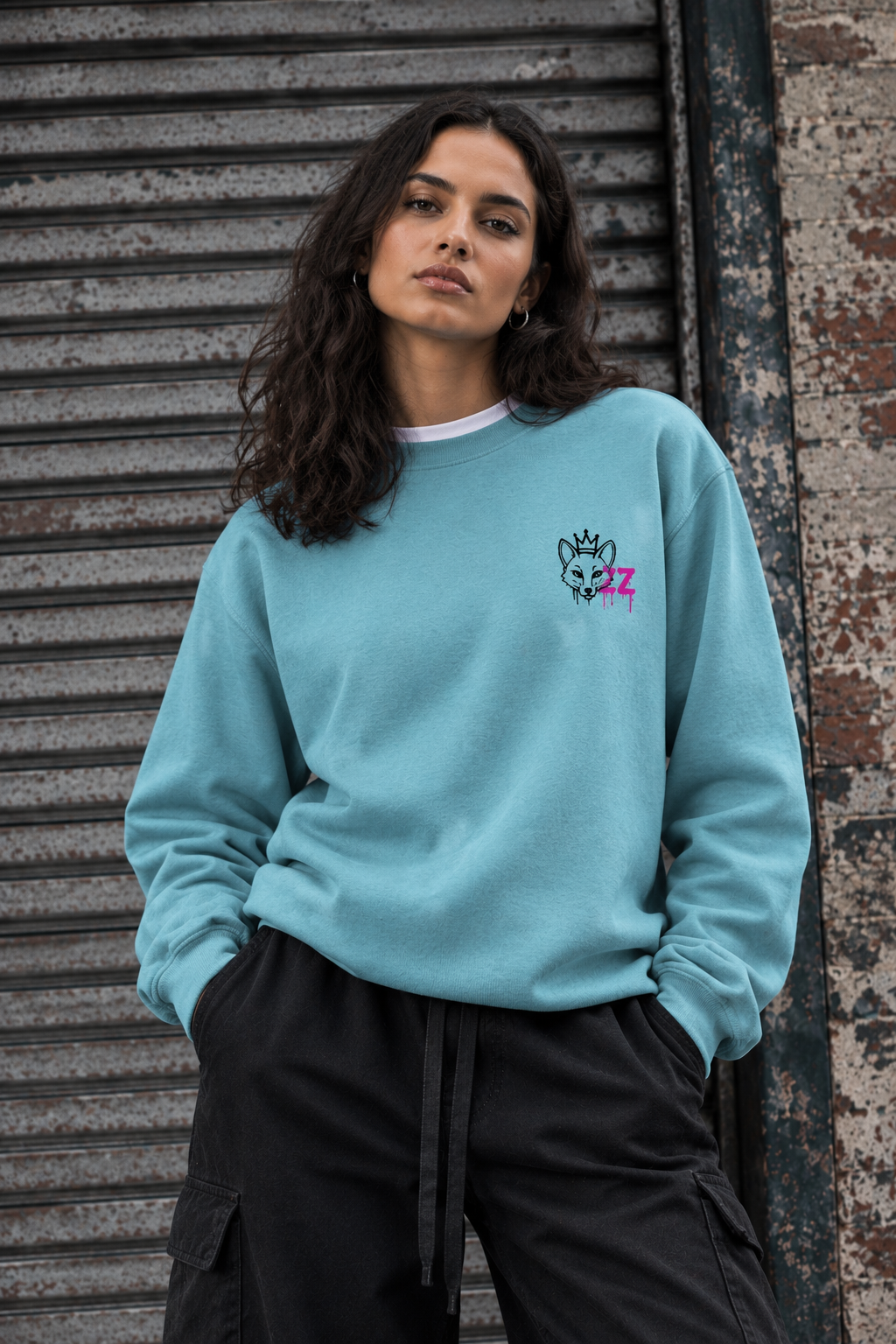 Sweat-shirt Columbia unisexe col rond - 03814