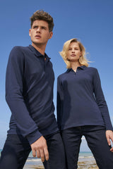 POLO MANCHES LONGUES FEMME MAILLE PIQUÉE - 02083