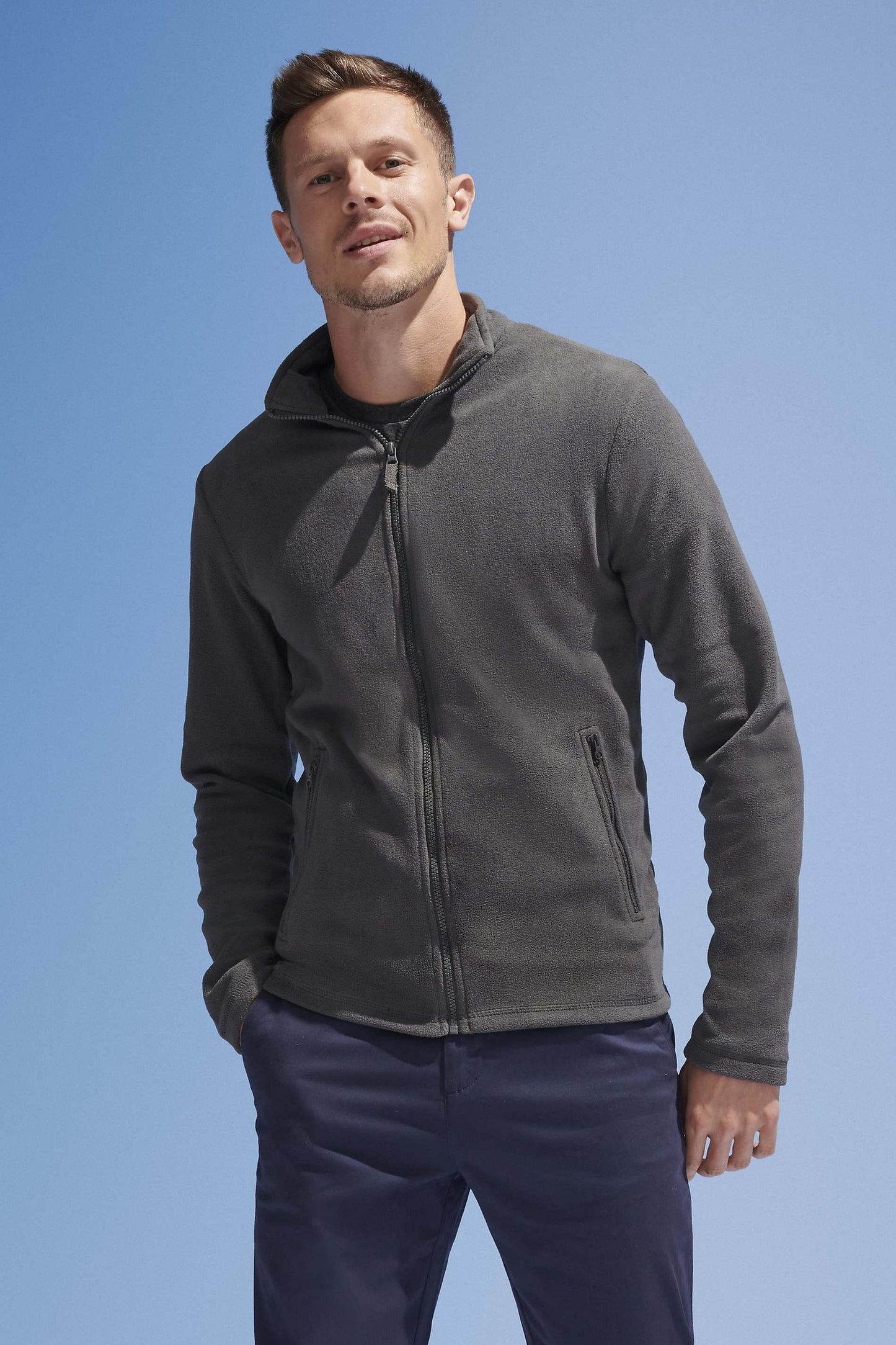 Veste polaire zippée homme SOL'S NORMAN - 02093
