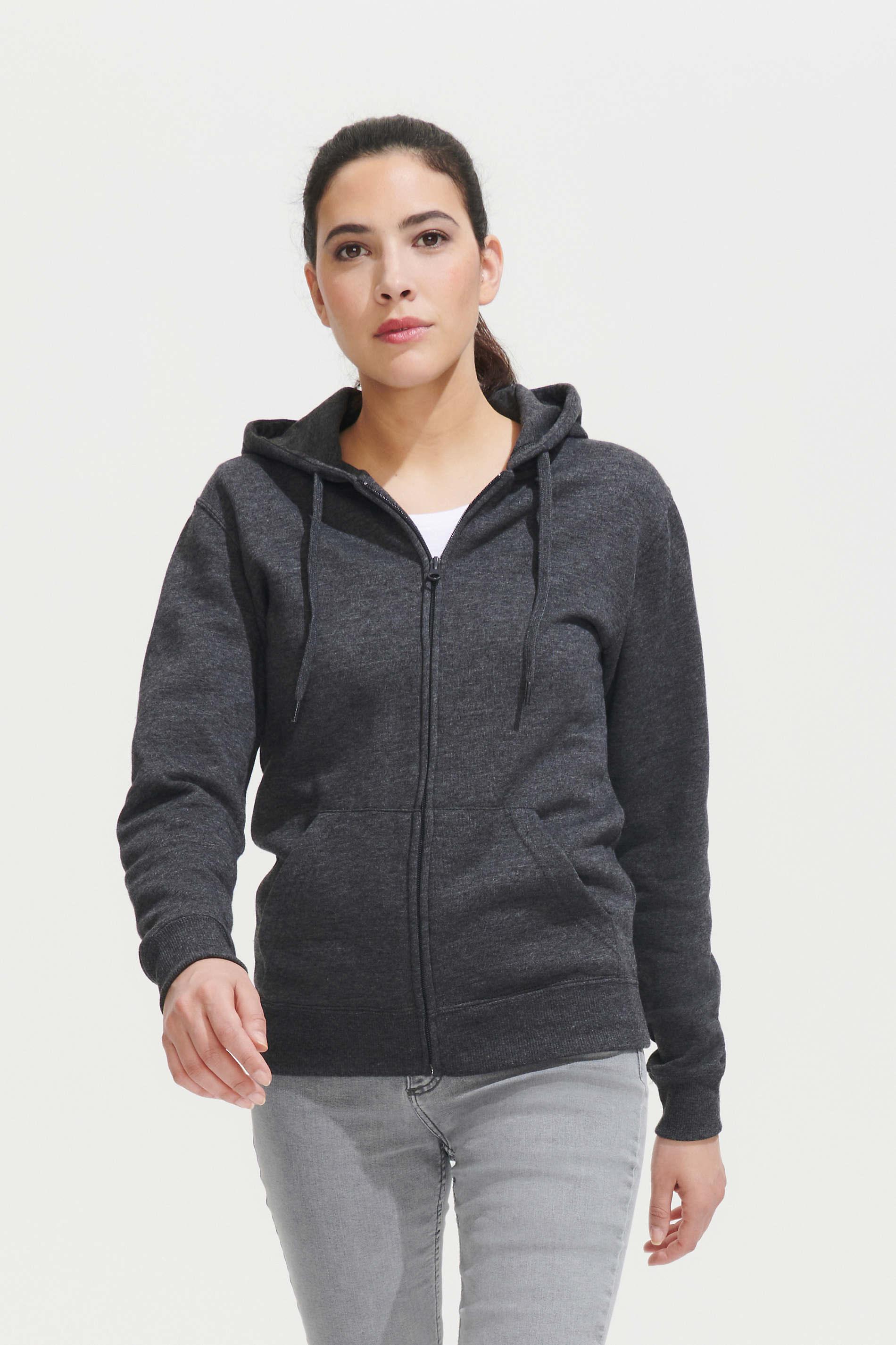 Sweat zippé à capuche femme SOL'S SEVEN – 47900